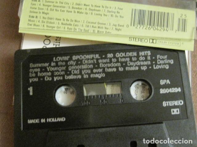 Casetes antiguos: LOVIN SPOONFUL - 20 GOLDEN HITS - Foto 2