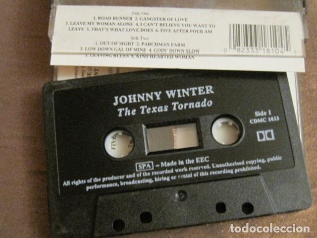 Casetes antiguos: JOHNNY WINTER - THE TEXAS TORNADO (EARLY YEARS) - Foto 2