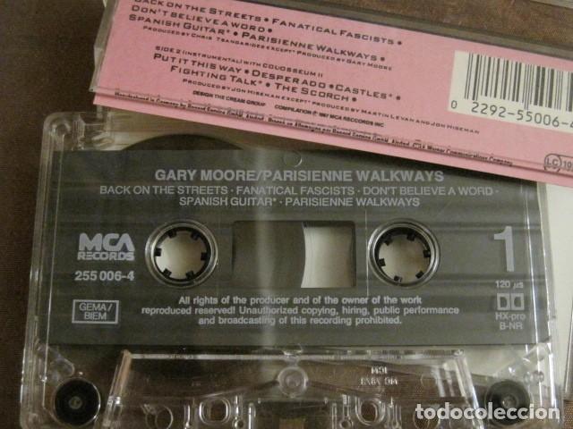 Casetes antiguos: GARY MOORE - PARISIENNE WALKWAYS - Foto 2