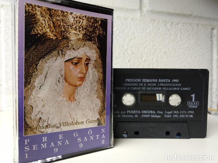 Casetes antiguos: Preg&oacute;n Semana Santa 1992. Salvador Villalobos G&aacute;mez.