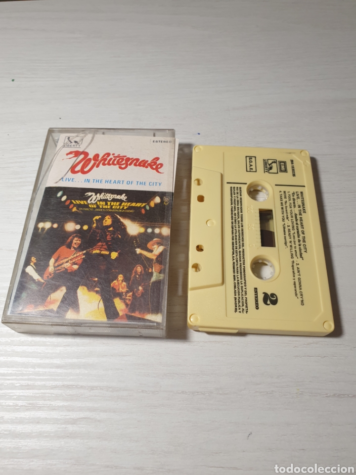 Casetes antiguos: Cinta whitesnake - Foto 1