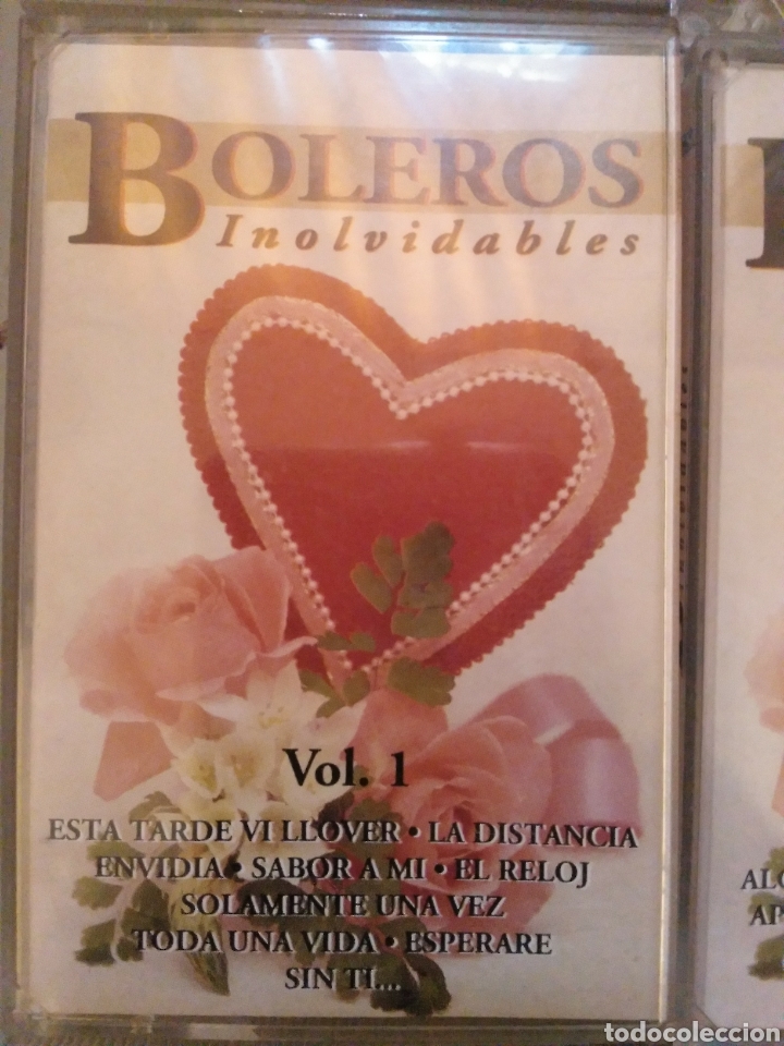 Casetes antiguos: Boleros inolvidables 3 cassette - Foto 2