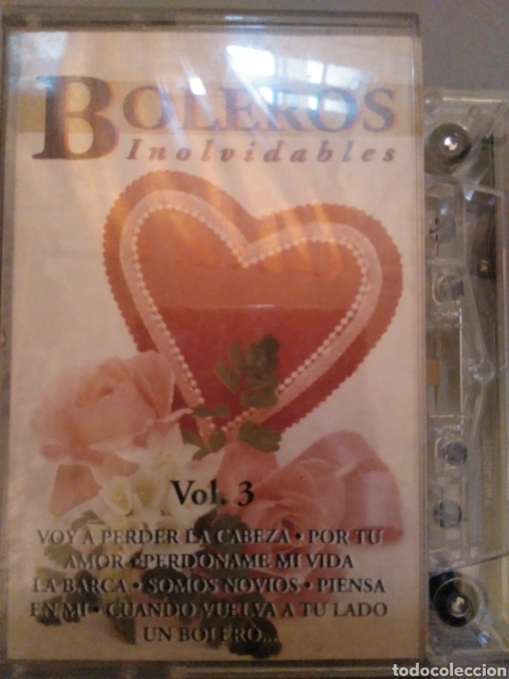 Casetes antiguos: Boleros inolvidables 3 cassette - Foto 4