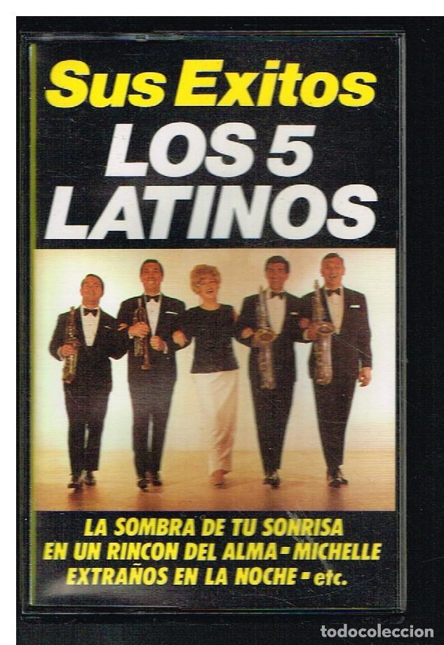 Casetes antiguos: LOS 5 LATINOS - SUS EXITOS - CASETE - Foto 1