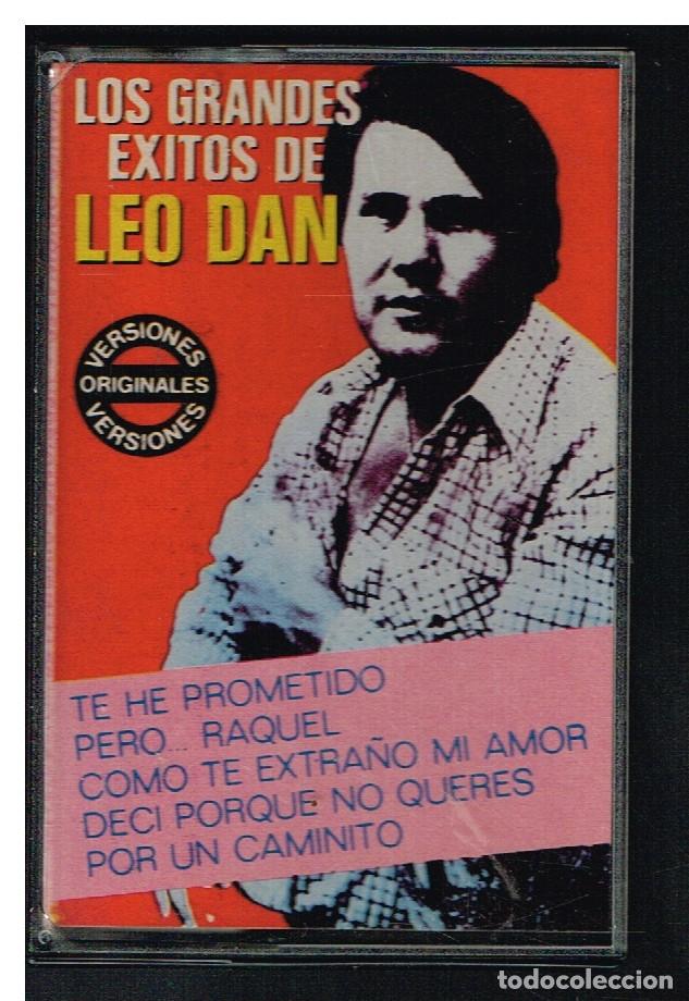 Casetes antiguos: LEO DAN - LOS GRANDES &Eacute;XITOS DE - CASETE - Foto 1