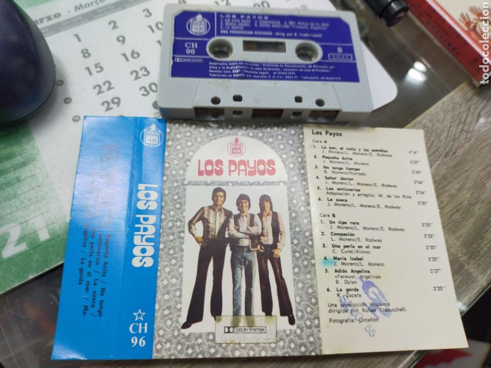 Casetes antiguos: Los payos casete 1971 - Foto 1