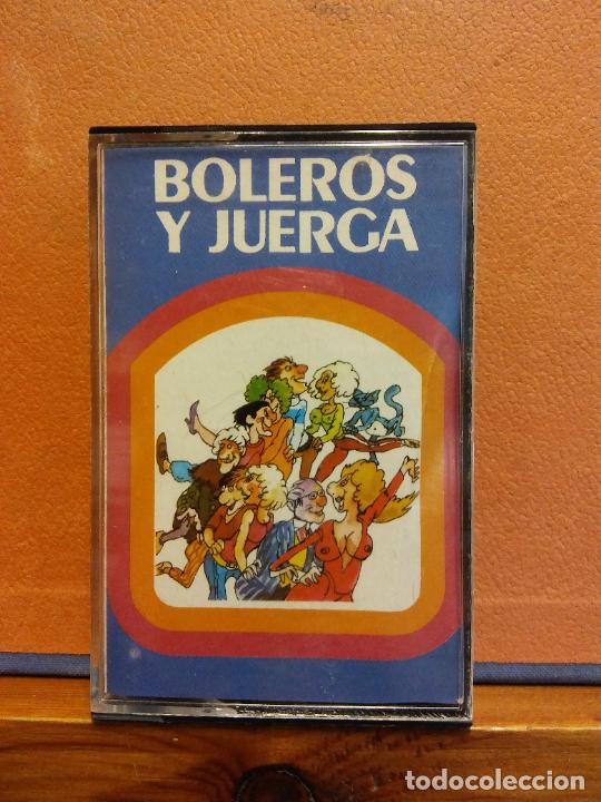 Casetes antiguos: CASETE. BOLEROS Y JUERGA - Foto 1