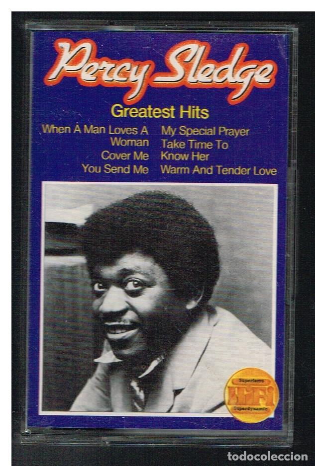 Casetes antiguos: PERCY SLEDGE - GREATEST HITS - CASETE - Foto 1