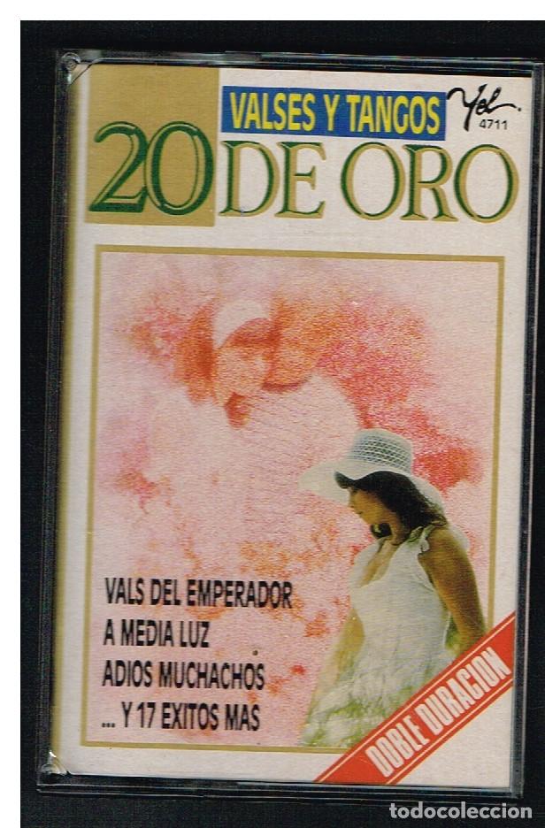 Casetes antiguos: 20 VALSES Y TANGOS DE ORO - HORACIO DEVAL- CASETE 1990 - Foto 1