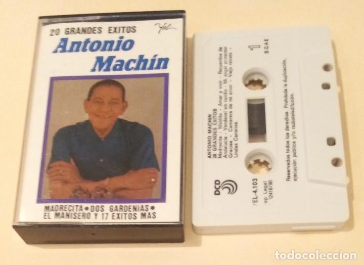Casetes antiguos: ANTONIO MACHIN - 20 GRANDES EXITOS - (CAJ-2) - Foto 1