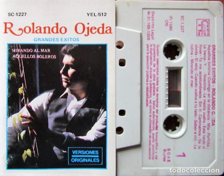 Casetes antiguos: ROLANDO OJEDA - GRANDES &Eacute;XITOS - Foto 1