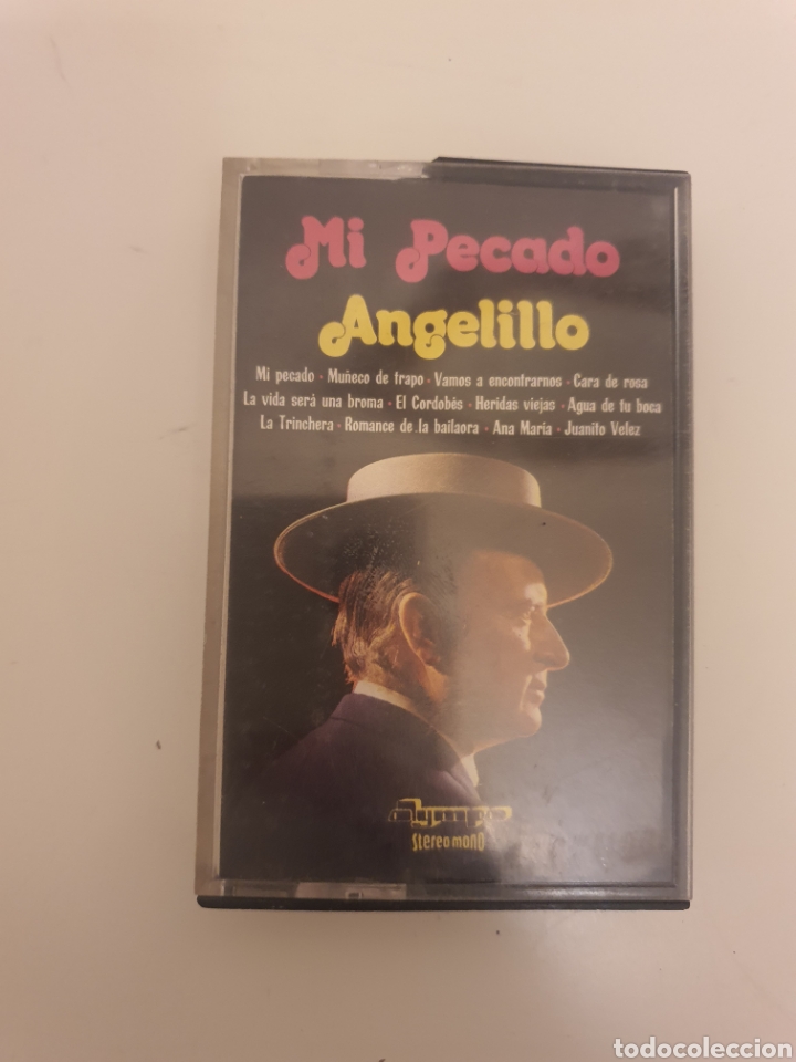 Casetes antiguos: cinta cassete mi pecado angelillo - Foto 1