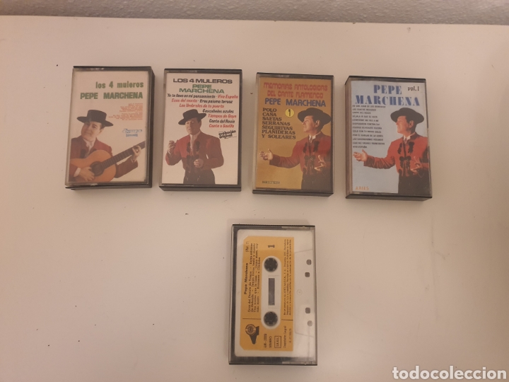 Casetes antiguos: 5 Cintas cassete pepe marchena - Foto 1