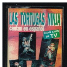 Casetes antiguos: LAS TORTUGAS NINJA CANTAN EN ESPAÑOL - CASETE 1991 - BUEN ESTADO. Lote 252479970