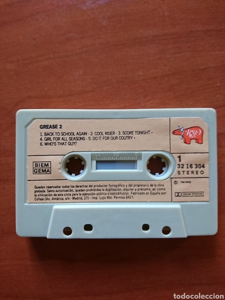 Casetes antiguos: Grease 2 - B.S.O.- cassette - Foto 3