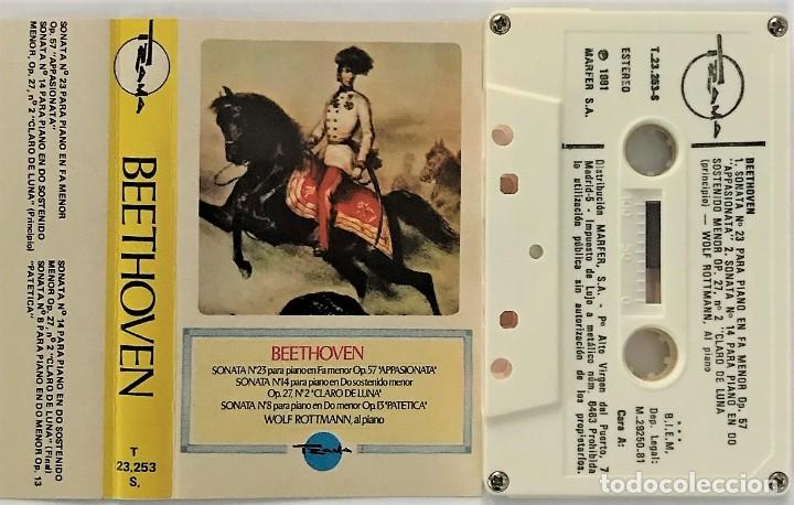 Casetes antiguos: Beethoven - Wolf Rottmann - Piano Sonatas - Foto 1