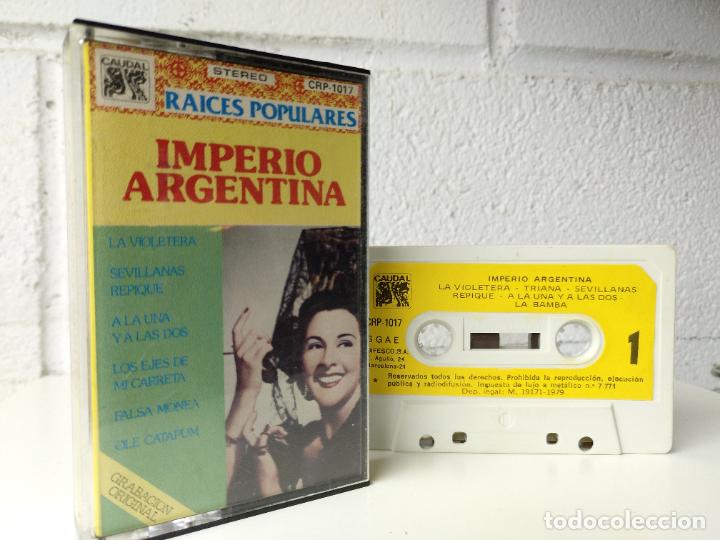 Casetes antiguos: Imperio Argentina. PEDIDO M&Iacute;NIMO 5&euro; - Foto 1