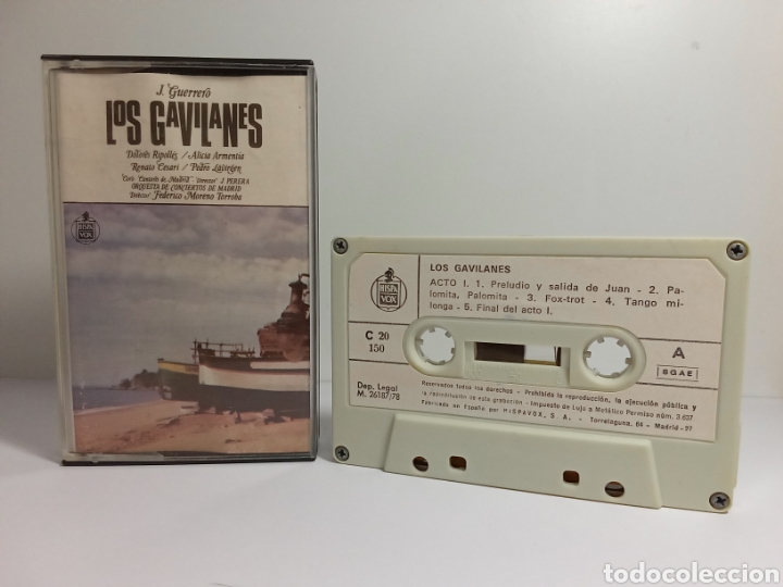Casetes antiguos: LOS GAVILANES - HISPAVOX 1978 - Foto 1