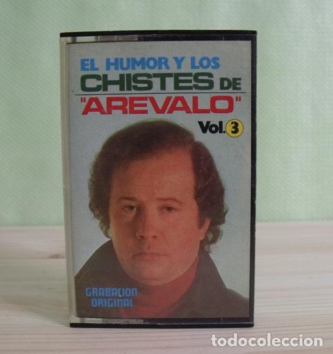 Casetes antiguos: Cinta Casete Cassette El Humor y Chistes de Ar&eacute;valo Volumen 3