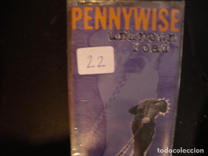 Casetes antiguos: PENNYWISE- UNKNOWN ROAD. CASETE PRECINTADA. - Foto 1