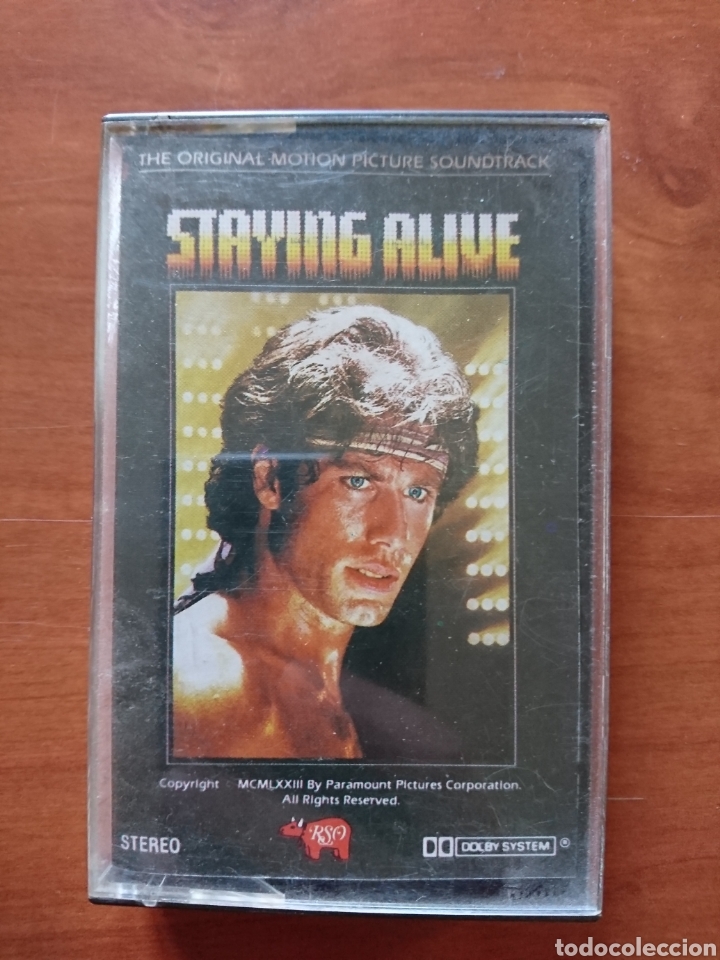 Casetes antiguos: Staying Alive B.S.O. En Cassette - Foto 1