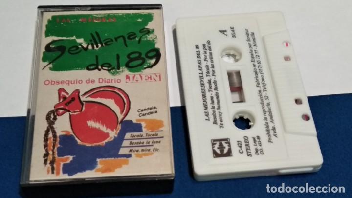 Alte Kassetten: CASETE CINTA CASSETTE ( LAS MEJORES SEVILLANAS DE 89 - OBSEQUIO DE DIARIO DE JAEN ) 1989 FONORUZ