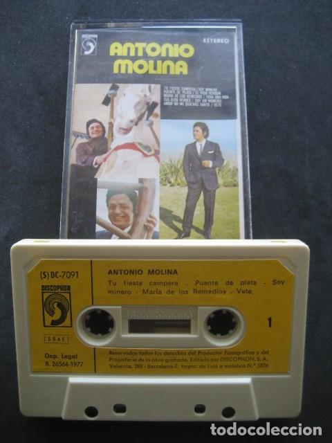 Casetes antiguos: ANTONIO MOLINA . DISCOPHON 1977 - Foto 1