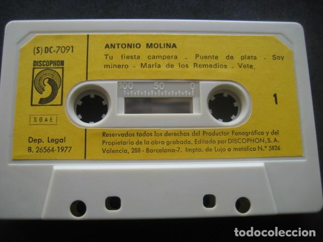 Casetes antiguos: ANTONIO MOLINA . DISCOPHON 1977 - Foto 4