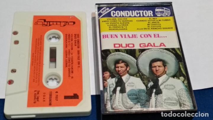 Casetes antiguos: CASETE CINTA CASSETTE ( BUEN VIAJE CON EL DUO GALA ) 1976 SERIE CONDUCTOR