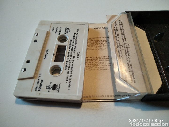 Casetes antiguos: Mecano casette - Foto 4