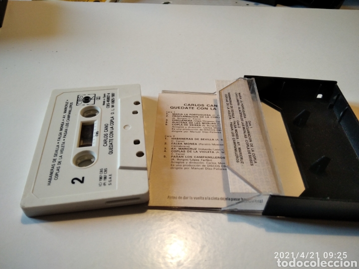 Casetes antiguos: Carlos Cano qu&eacute;date Con la copla - Foto 2