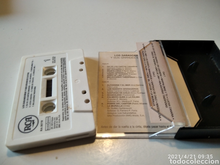 Casetes antiguos: Los sabande&ntilde;os, grandes &eacute;xitos - Foto 2
