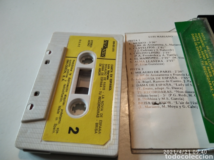 Casetes antiguos: Luis Mariano - Foto 4