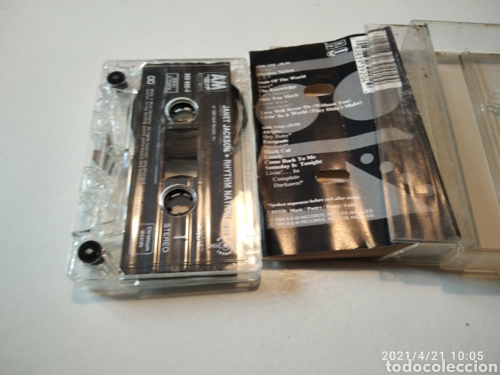 Casetes antiguos: Janet Jackson rhythm nation - Foto 3