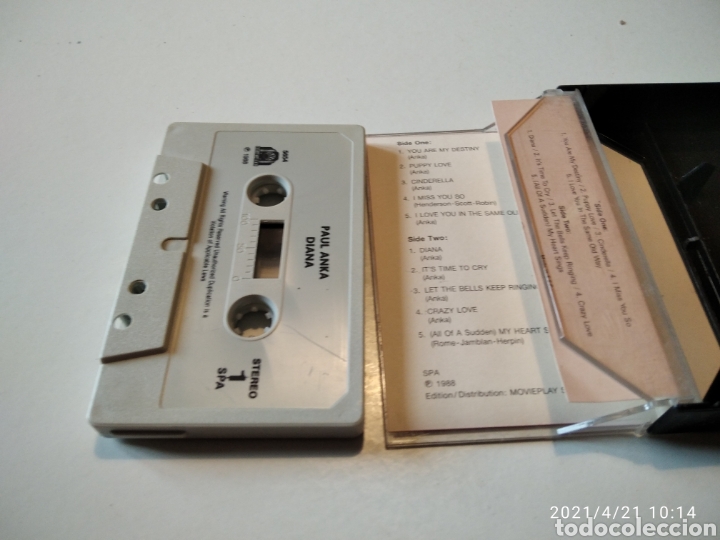 Casetes antiguos: Paul Anka, Diana - Foto 3