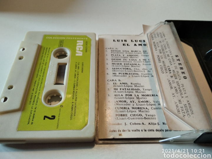 Casetes antiguos: Luis Lucena, el amo - Foto 2