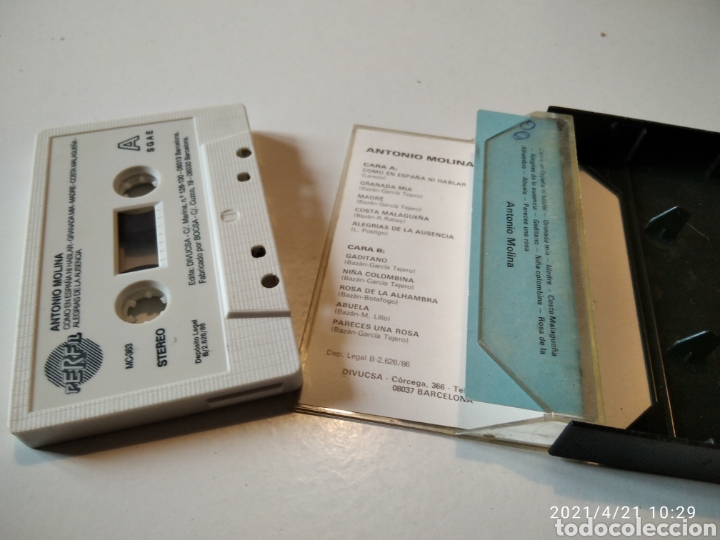 Casetes antiguos: Antonio Molina casette - Foto 2