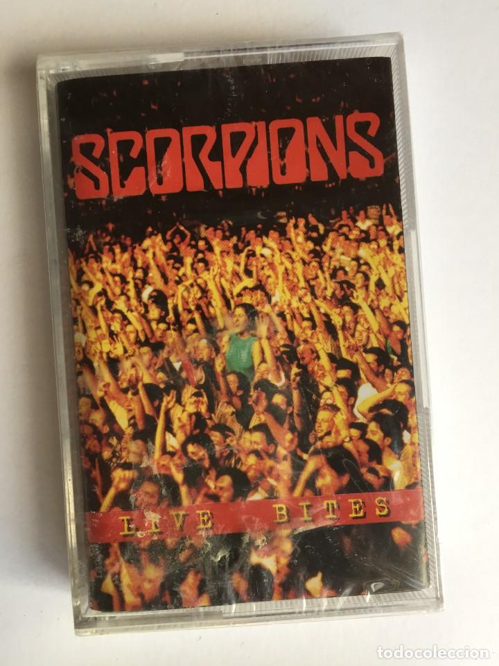 Casetes antiguos: Scorpions Live Bites Precintada - Foto 1