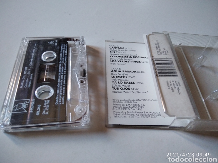 Casetes antiguos: Mar&iacute;a del Monte, cantame - Foto 2