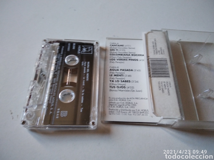 Casetes antiguos: Mar&iacute;a del Monte, cantame - Foto 3