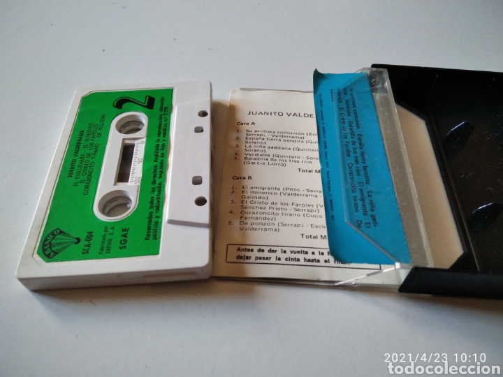 Casetes antiguos: Juanito Valderrama - Foto 2