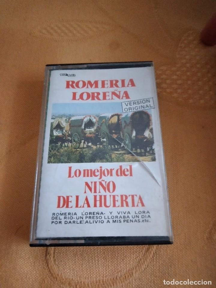 Alte Kassetten: CAJ-545 CASETE MUSICA ROMERIA LORE&Ntilde;A LO MEJOR DEL NI&Ntilde;O DE LA HUERTA