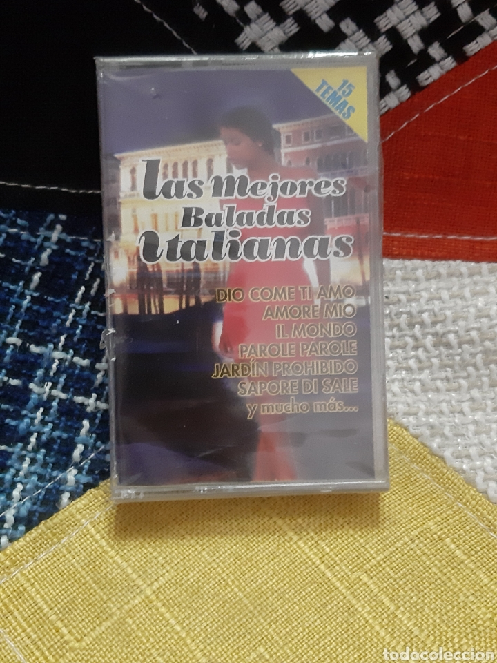 Cassetes antigas: Cassette Las Mejores Baladas Italianas (Precintado)