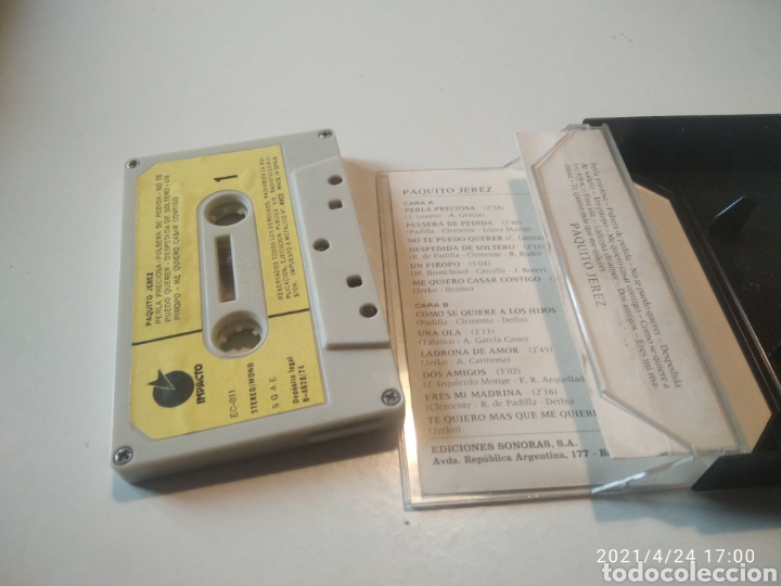 Casetes antiguos: Paquito Jerez - Foto 2