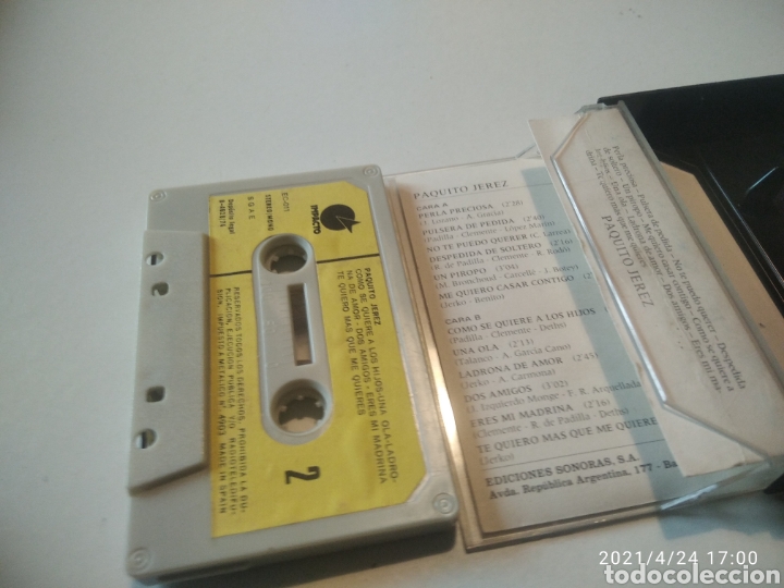 Casetes antiguos: Paquito Jerez - Foto 3