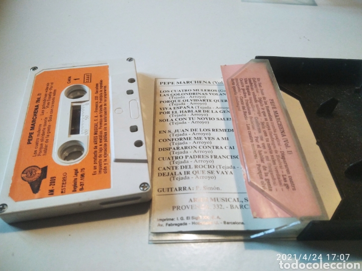 Casetes antiguos: Pepe Marchena - Foto 3