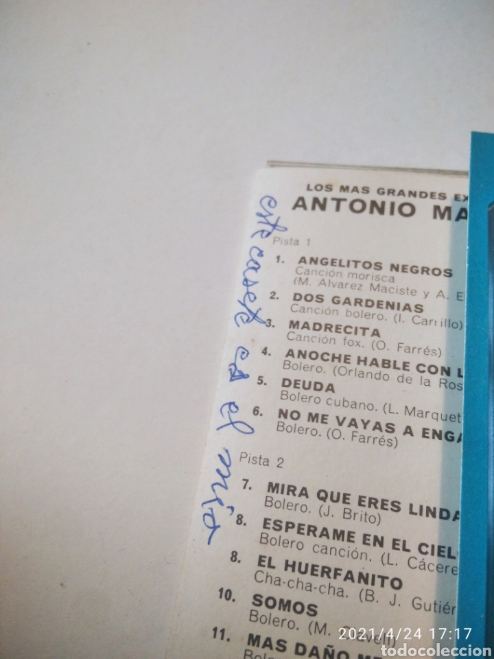 Casetes antiguos: Antonio Mach&iacute;n - Foto 3