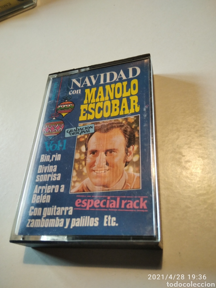 Casetes antiguos: Navidad Manolo Escobar - Foto 1