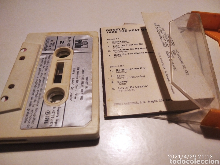 Casetes antiguos: Boney M. Casette - Foto 4