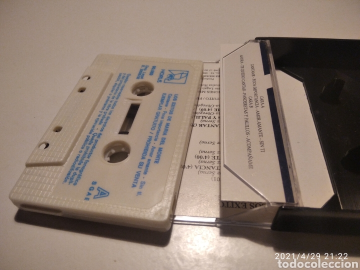 Casetes antiguos: Mar&iacute;a del Monte &eacute;xitos - Foto 3